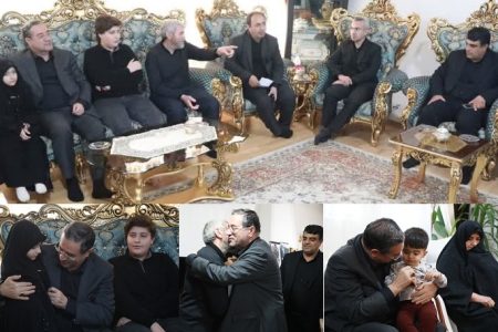 دیدار استاندار آذربایجان‌غربی با خانواده شهدا